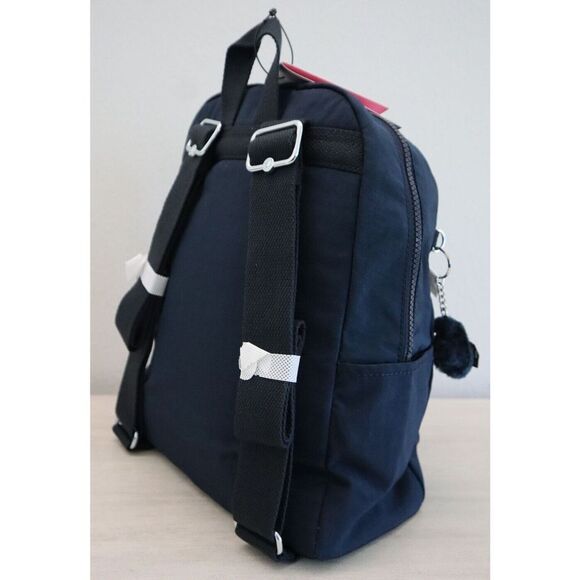 Kipling KI2294 True Blue Tonal Haydee Mini Backpack w/Monkey Key Chain - Picture 4 of 12